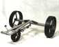 Preview: Kingfisher® K2, Golftrolley elektrisch und schnell-klappbar, Bedienung durch Drehrad, 42mm High-Tech-Antriebe "Made in Germany", Bergabfahrbremse