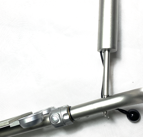 Schirmhalter Universal zum Verschrauben/Stecken auf Golf Trolley vieler Marken, für Ø 8mm Gewindebohrung oder für Ø 9 - 10mm Blankobohrung geeignet