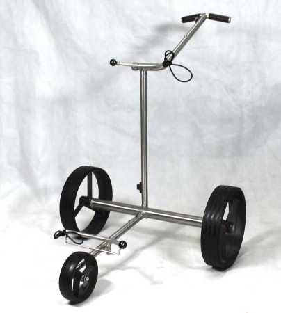 Kingfisher® K2, Golftrolley elektrisch und schnell-klappbar, Bedienung durch Drehrad, 42mm High-Tech-Antriebe "Made in Germany", Bergabfahrbremse