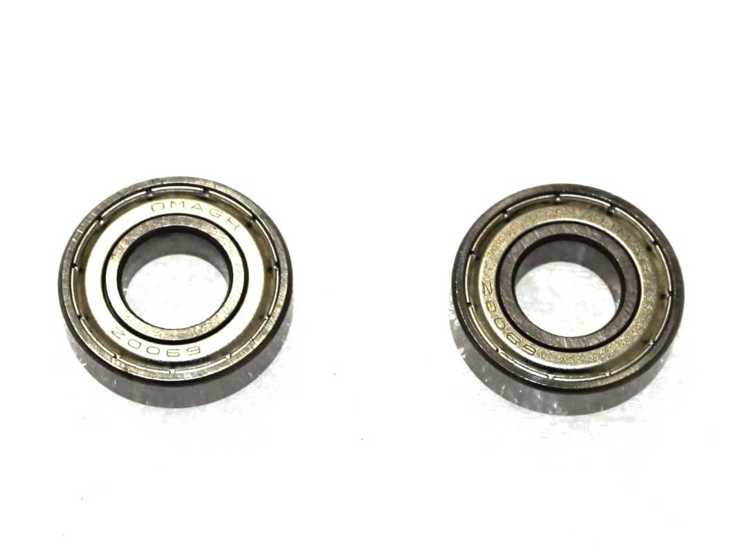 Kugellager, Maße 10/22/6 mm oder 12/21/5 mm oder 8/22/6 mm,  in Paar, auf Vorderrad oder Hinterräder von Parccurate Golftrolleys und Elektro Golftrolleys