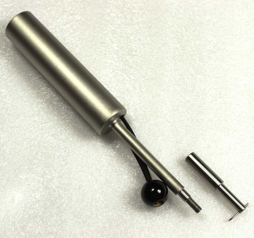 Schirmhalter Universal zum Verschrauben/Stecken auf Golf Trolley vieler Marken, für Ø 8mm Gewindebohrung oder für Ø 9 - 10mm Blankobohrung geeignet