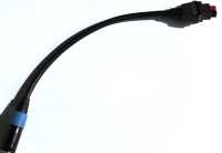 Akkustecker-Adapter auf Elektro-Golfrolley, 2-poliger PP/Anderson-Stecker gegen 3-poliger XLR/Neutrik-Stecker